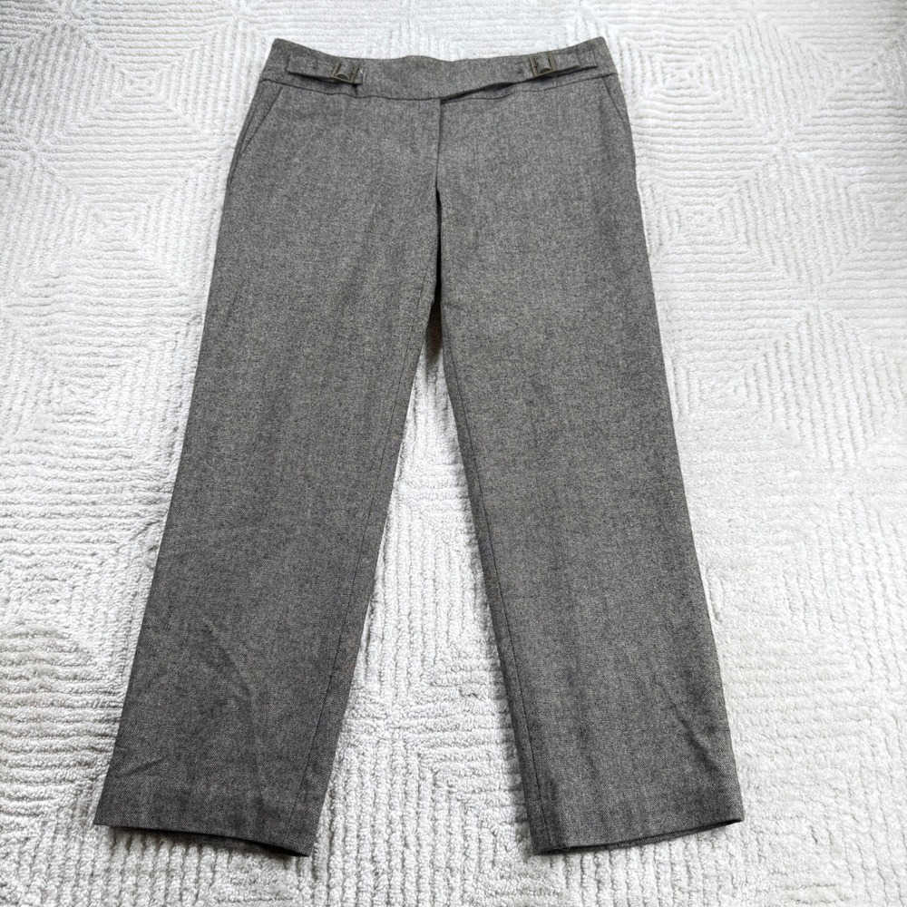 Ann Taylor Dress Pants Womens 6 Gray Trousers Academia Old Money Corporate core